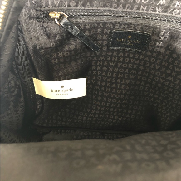 Kate Spade Wilson Road Small Bradley Nylon Backpack Black. Good Condition - Picture 11 of 13